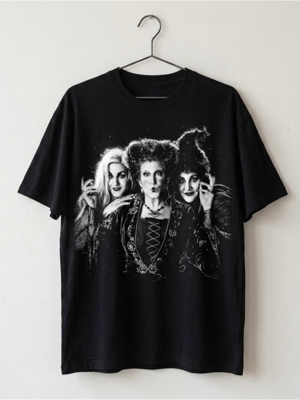 Hocus Pocus Sanderson Sisters Halloween Season Tee - Black